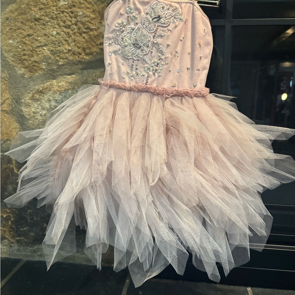 Pink Tulle Kids Costume Dress